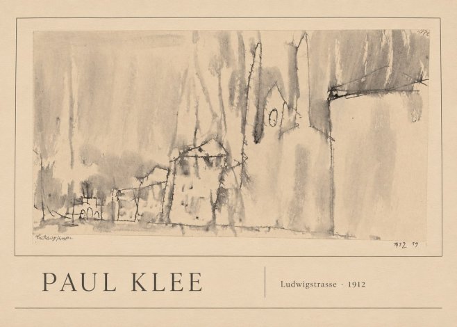 Paul Klee Ludwigstrasse No1 - Póster