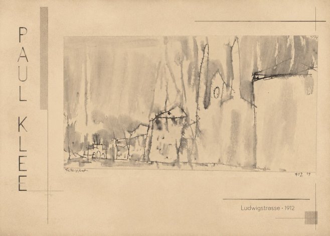 Paul Klee Ludwigstrasse No3 - Póster