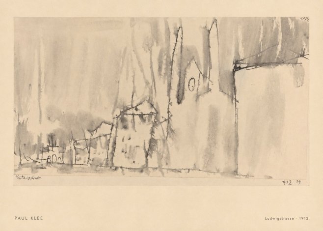 Paul Klee Ludwigstrasse No6 - Póster
