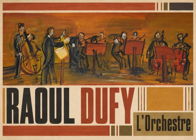 Raoul Dufy L'orchestre No4 - Póster