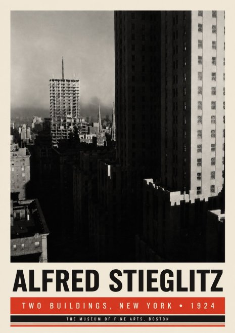 Alfred Stieglitz Two Buildings, New York No6 - Póster