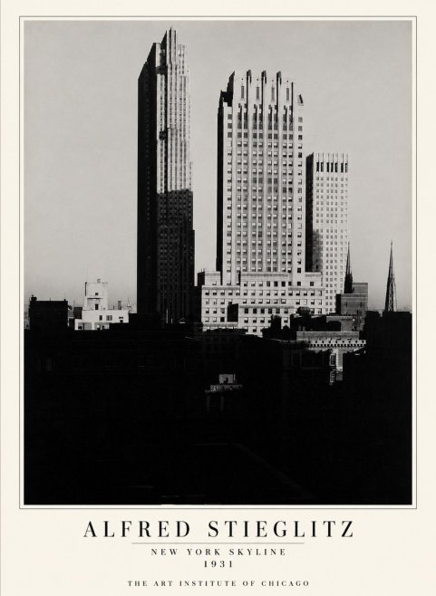 Alfred Stieglitz New York Skyline No1 - Póster