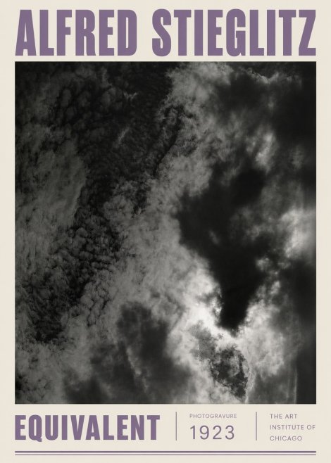 Alfred Stieglitz Equivalent V No5 - Póster