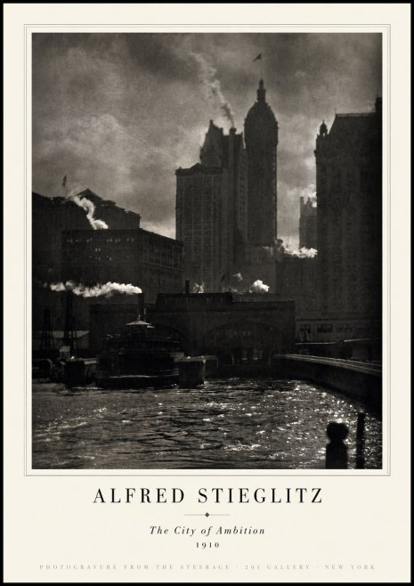 Alfred Stieglitz The City. New York No5 - Póster