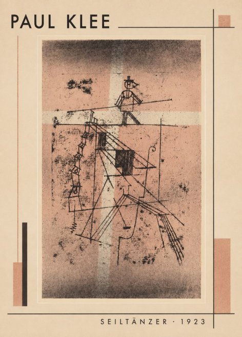 Paul Klee Seiltänzer III No1 - Póster
