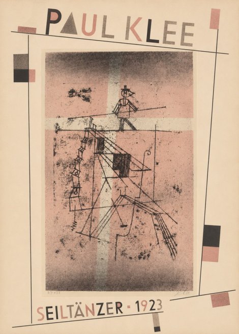 Paul Klee Seiltänzer III No5 - Póster