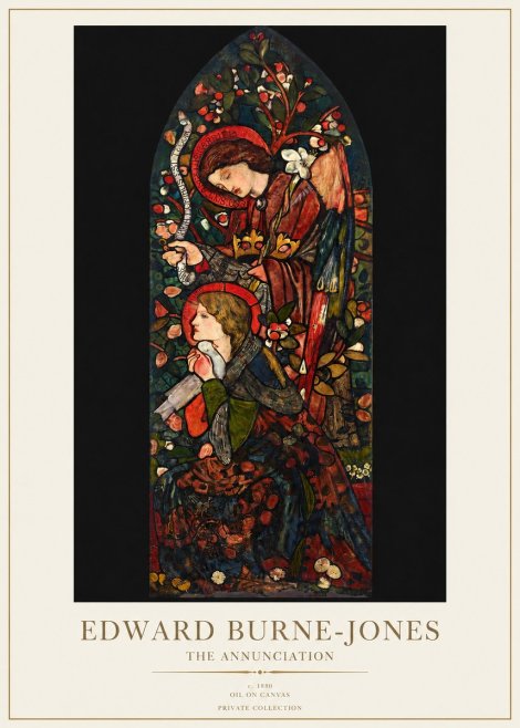 Edward Burne-Jones The Annunciation I No1 - Póster