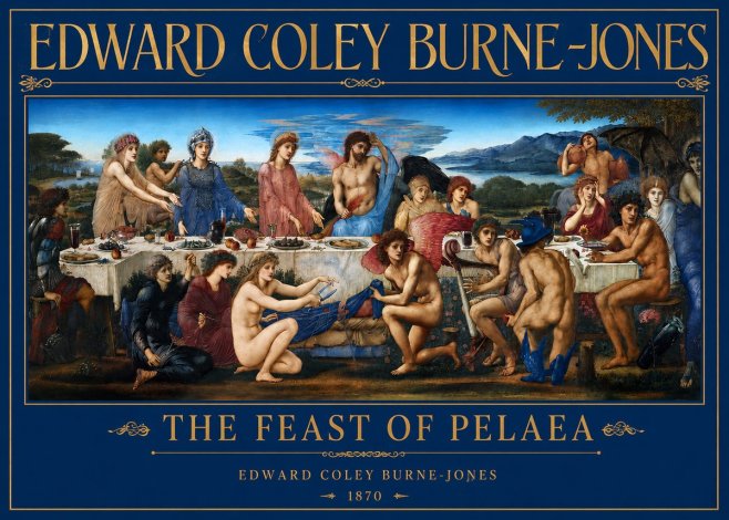 Edward Burne-Jones The Feast of Pelaea No2 - Póster