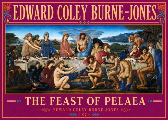 Edward Burne-Jones The Feast of Pelaea No5 - Póster