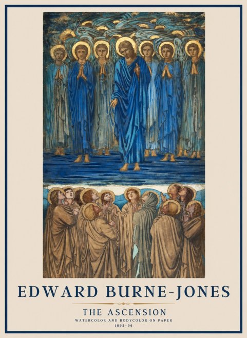 Edward Burne-Jones The Ascension No1 - Póster