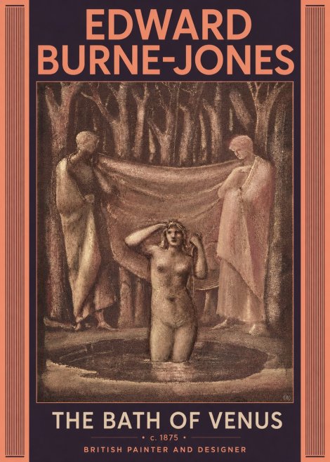 Edward Burne-Jones The Bath of Venus No6 - Póster
