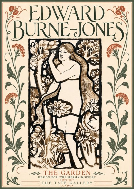 Edward Burne-Jones The Garden No5 - Póster