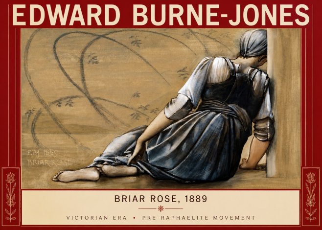 Edward Burne-Jones Briar Rose No3 - Póster