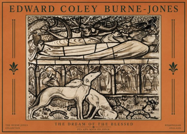 Edward Burne-Jones The Dream of the Blessed No2 - Póster