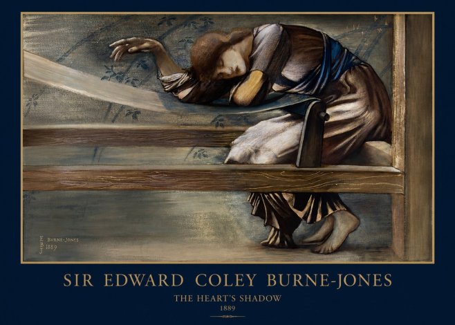 Edward Burne-Jones The Heart's Shadow No1 - Póster