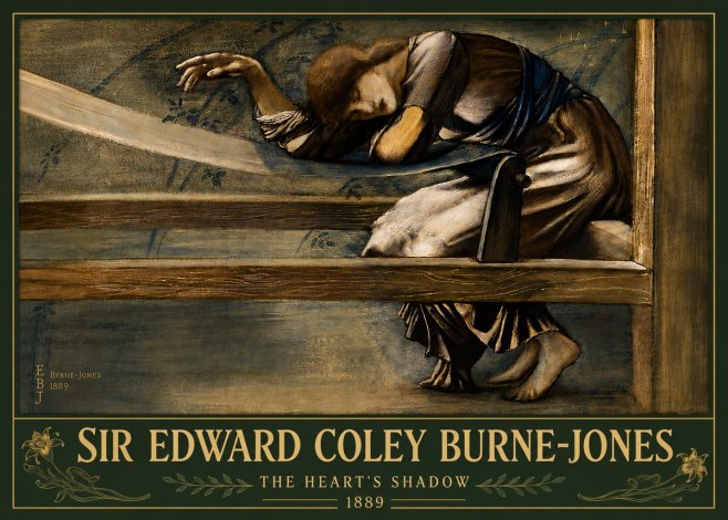 Edward Burne-Jones The Heart's Shadow No6 - Póster