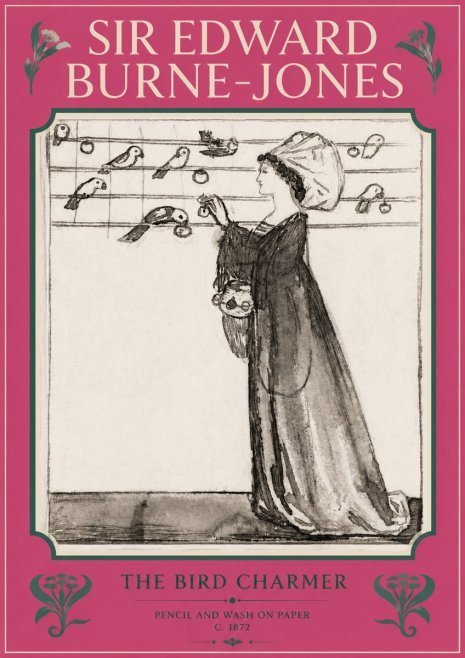 Edward Burne-Jones The Bird Charmer No2 - Póster