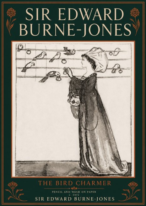 Edward Burne-Jones The Bird Charmer No3 - Póster