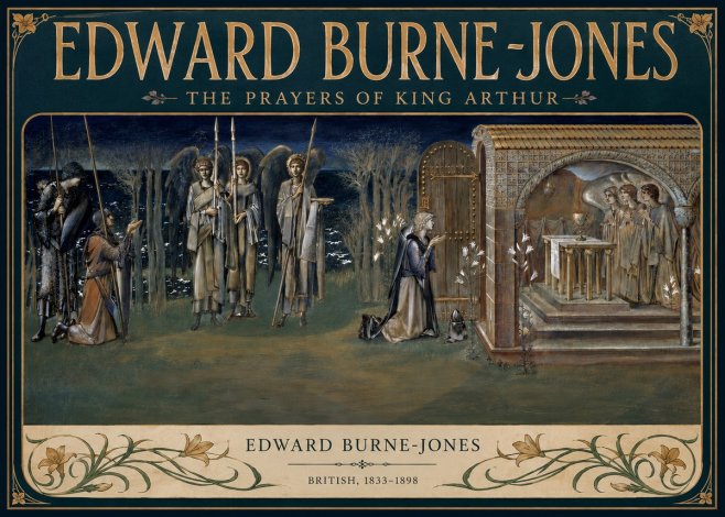 Edward Burne-Jones The Prayers of King Arthur No2 - Póster