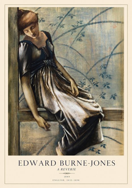 Edward Burne-Jones A Reverie No1 - Póster
