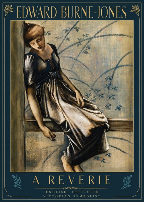 Edward Burne-Jones A Reverie No5 - Póster