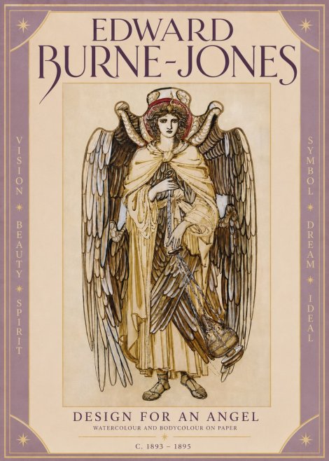 Edward Burne-Jones Design for an Angel No3 - Póster