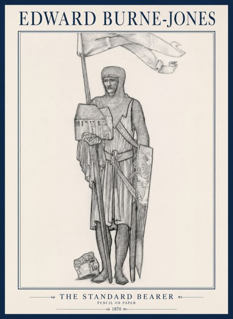 Edward Burne-Jones The Standard Bearer No1 - Póster