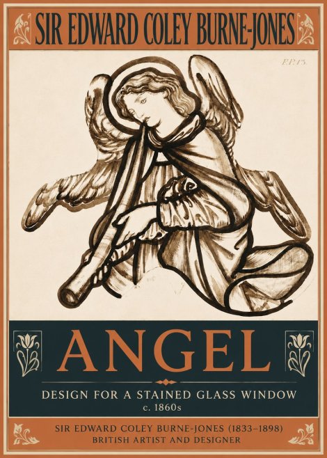 Edward Burne-Jones Angel No5 - Póster