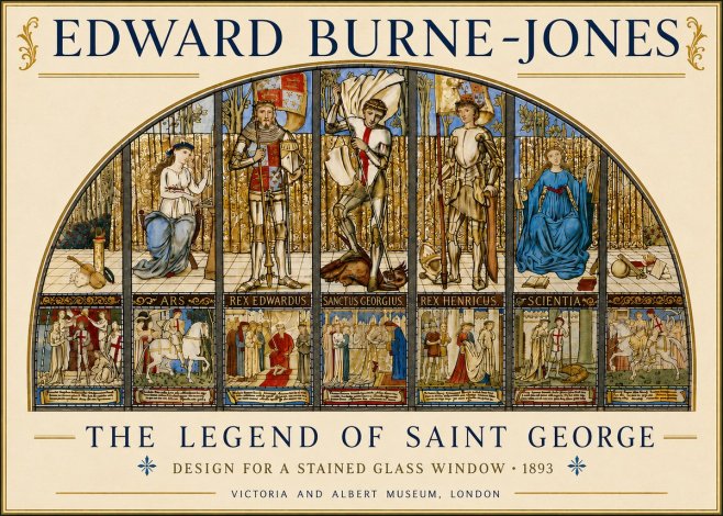 Edward Burne-Jones The Legend of Saint George No6 - Póster