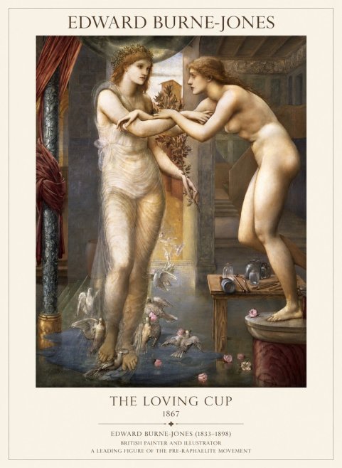 Edward Burne-Jones The Loving Cup No1 - Póster