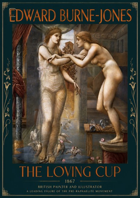 Edward Burne-Jones The Loving Cup No5 - Póster