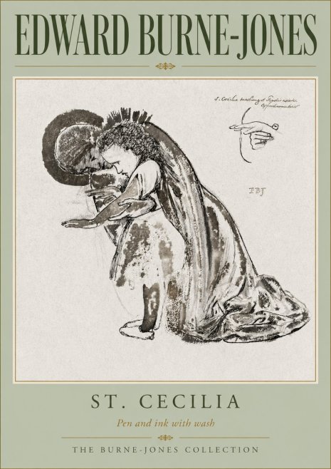Edward Burne-Jones St. Cecilia No5 - Póster
