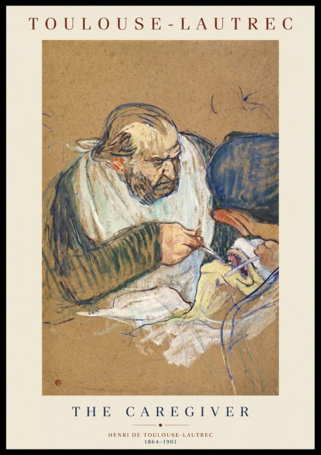 Toulouse-Lautrec The Caregiver No1 - Póster