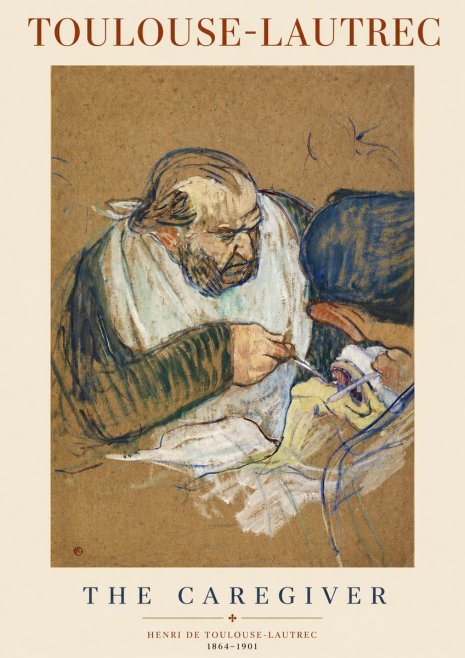 Toulouse-Lautrec The Caregiver No3 - Póster