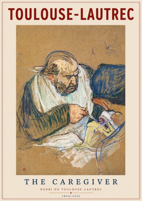 Toulouse-Lautrec The Caregiver No6 - Póster