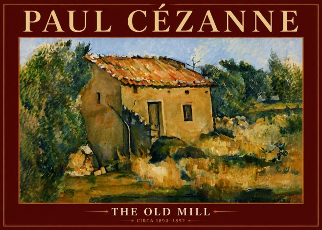 Paul Cézanne The Old Mill No5 - Póster