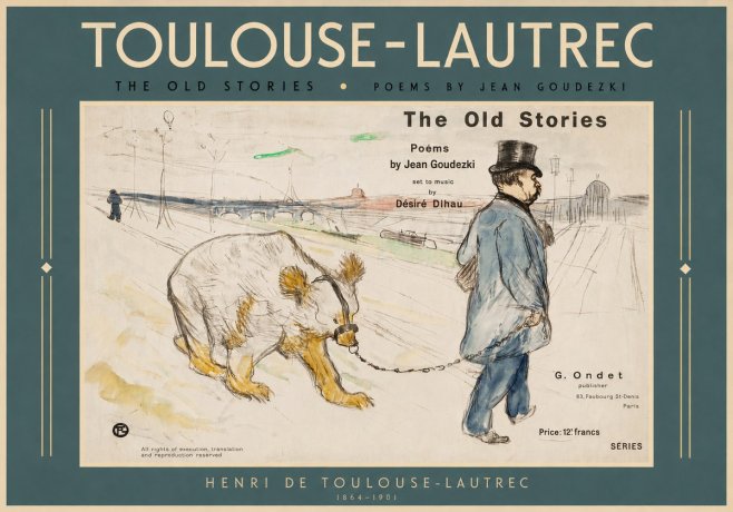 Toulouse-Lautrec Les Vieilles Histoires II No3 - Póster