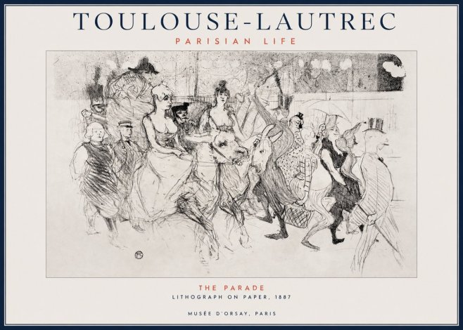 Toulouse-Lautrec The Parade No1 - Póster