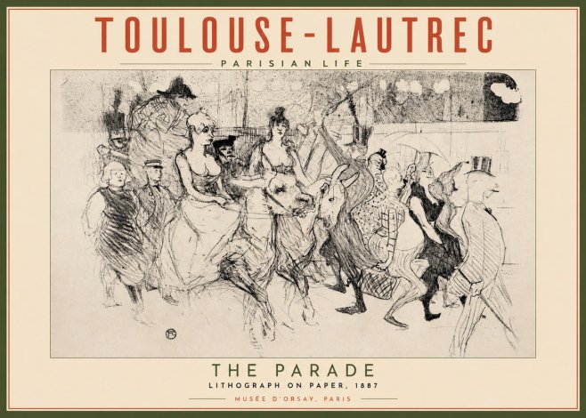 Toulouse-Lautrec The Parade No2 - Póster