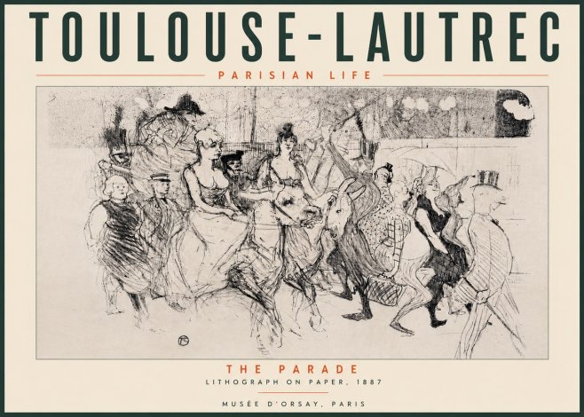 Toulouse-Lautrec The Parade No4 - Póster