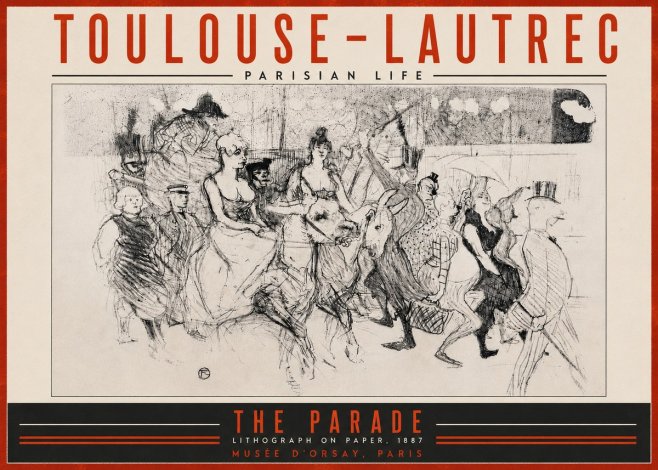 Toulouse-Lautrec The Parade No5 - Póster