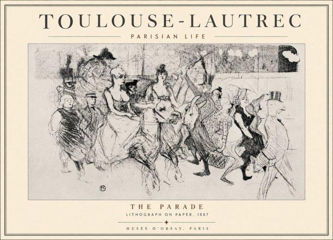 Toulouse-Lautrec The Parade No6 - Póster