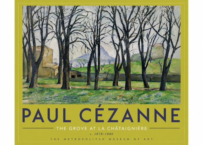 Paul Cézanne The Grove at La Châtaignière No5 - Póster