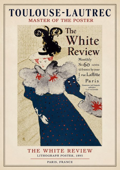 Toulouse-Lautrec The White Review No1 - Póster