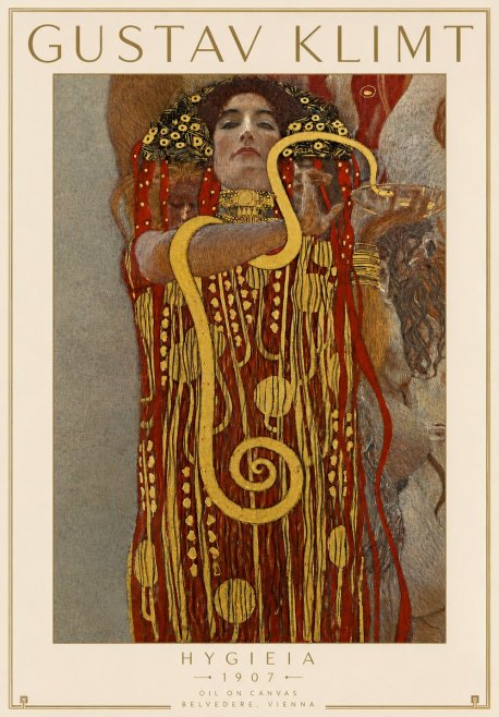 Klimt Hygeia No4 - Póster
