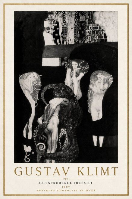 Klimt Jurisprudence (Detail) No6 - Póster