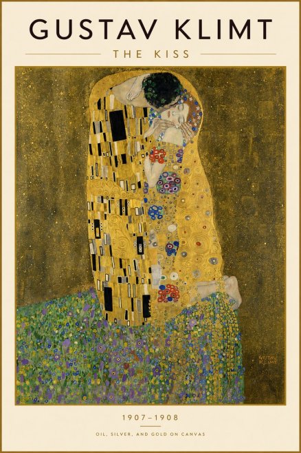 Klimt The Kiss No5 - Póster