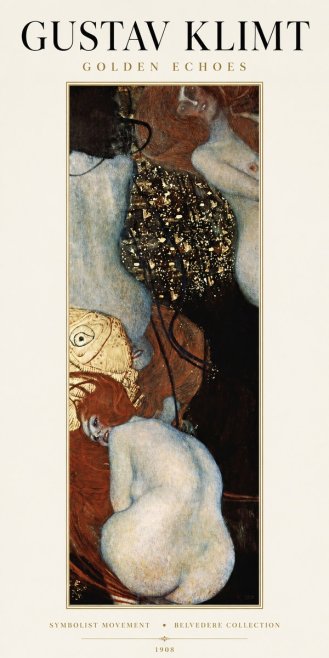 Klimt Golden Echoes No1 - Póster