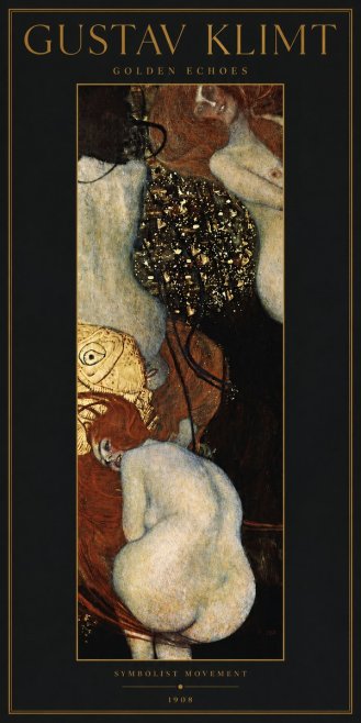 Klimt Golden Echoes No3 - Póster