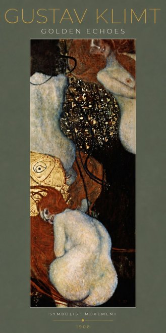 Klimt Golden Echoes No5 - Póster